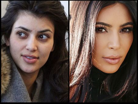 LOOK! With & Without Make-up Pictures Of The Kardashians
