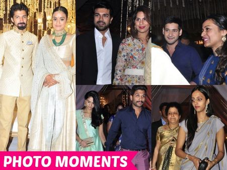 Celebrities At Ashwini Dutt's Daughter Priyanka Dutt & Nag Ashwin's Marriage Reception