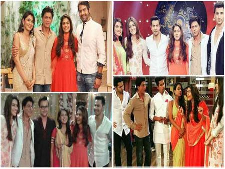 Dilwale Shahrukh-Kajol, Kriti-Varun On Abhi-Pragya’s Kumkum Bhagya, Jamai Raja, Tashan-E-Ishq! PICS