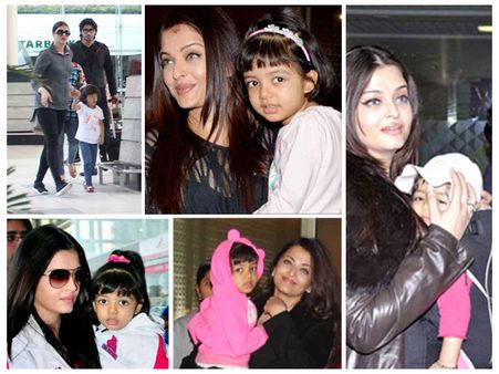 NOT TO MISS: 15 Adorable Airport Pictures Of Aishwarya Rai Bachchan & Aaradhya Bachchan