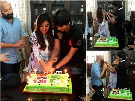 Nazriya Nazim Celebrates Birthday With Hubby Fahadh Faasil & Brother Naveen