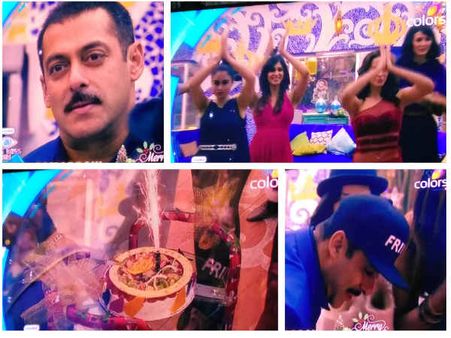 Salman Khan Celebrates 50th Birthday With Bigg Boss 9 Contestants; No Double Eviction!