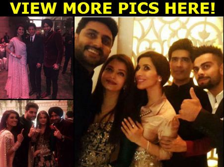 EPIC PIX! Shahrukh Khan & Aishwarya-Abhishek Bachchan With Virat Kohli & Harbhajan Singh-Geeta Basra