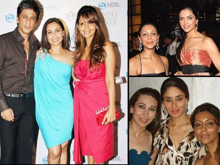 SMOKING HOT: Shahrukh's Wife Gauri Khan's Pictures With Deepika, Rani, Aishwarya & Other Actresses