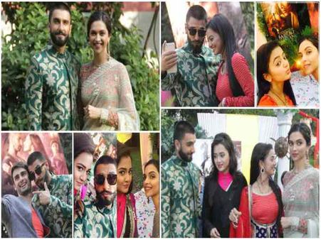 Candid Pictures: Bajirao Mastani’s Ranveer Singh-Deepika Padukone & ‘Swaragini’s Helly Shah-Tejaswi