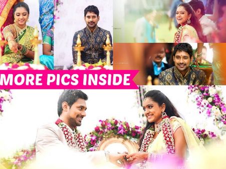 ADORABLE! Varun Sandesh And Vithika Sheru's Engagement Pictures