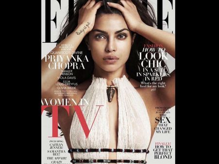 Hottie Priyanka Chopra Scorches The Cover Of Elle Magazine