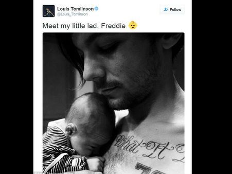 Louis Tomlinson Shares A Picture Of His New Born Son & Reveals The Name!