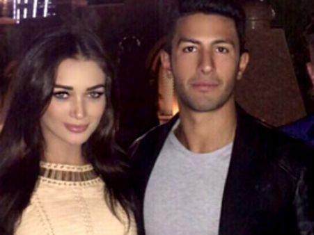 SPOTTED: Amy Jackson Getting Cozy With An Unknown Man!