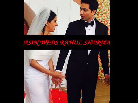 Asin Weds Rahul Sharma: Church Wedding Pics