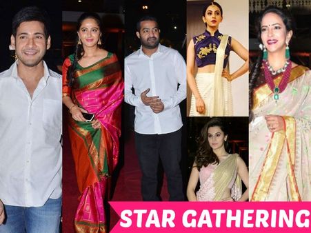 PHOTOS: Celebrities At PVP Daughter, Pearl V Potluri's Half Saree Function