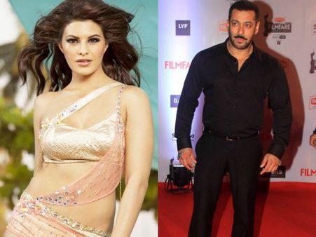 Chick Magnet: Jacqueline Fernandez Tries To Cozy Up With Salman Khan At Filmfare!