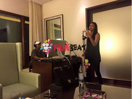 PIC: Kajal Aggarwal Croons For Puneeth Rajkumar's Chakravyuha