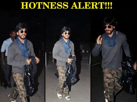 PIPING HOT PICS: Shahrukh Khan Spotted At Mumbai Airport, Leaving For London!