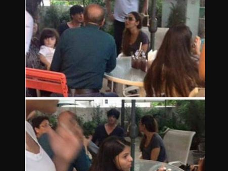 ADORABLE PICTURES: Shahrukh Khan Spotted On A Lunch Date With Gauri Khan, Suhana & AbRam