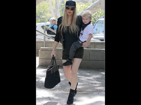 CUTE! Fergie Was Spotted With Son Axl While Taking Him On A Play Date