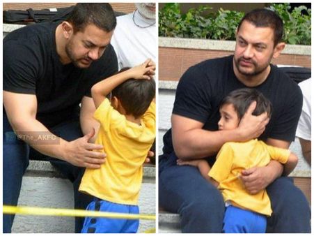HOW CUTE! Aamir Khan's Latest PICS With Little Son Azad Rao Will Make Your Day!