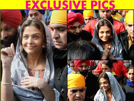 EXCLUSIVE PICS: Aishwarya Rai Bachchan Visits Golden Temple During Sarbjit Shoot; Looks Exquisite!