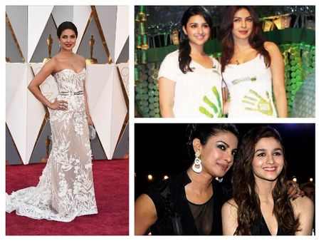 Alia Bhatt-Parineeti's EPIC Reaction On Priyanka Chopra's Oscars 2016 Look!