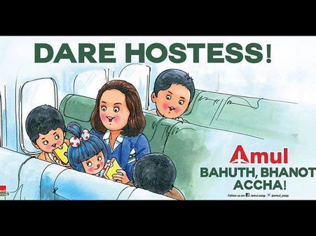 Amul Butter Pays Tribute To Braveheart Neerja Through A Doodle!