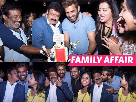 FUN IN PHOTOS: Balakrishna At Taraka Ratna Birthday Celebrations