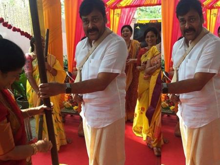PIC TALK: Chiranjeevi's Younger Daughter Srija's Wedding Preparation Begins