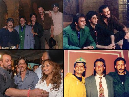 RARE FRIENDSHIP OF BOLLYWOOD: See Sanjay Dutt & Shahrukh Khan's Bonding In These Flashback Pictures!