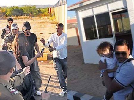 SPOTTED AGAIN: Shahrukh Khan With AbRam & Other Pretty Ladies After Raees' Schedule Wrap!