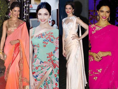 MOST BEAUTIFUL ACTRESS: These Jaw-dropping Pictures Of Deepika Padukone In Saree Will Make Your Day