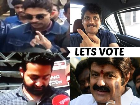 #GHMCElections: Tollywood Stars Came Out To Cast Their Votes