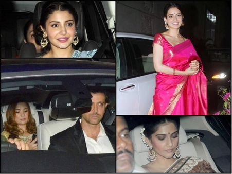 OMG! Hrithik & Kangana Attend The Same Party; Other B'town Celebs Who Were Present! [PHOTOS]