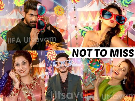 FUN PHOTOS: Tollywood Celebrities At IIFA Utsavam Photobooth
