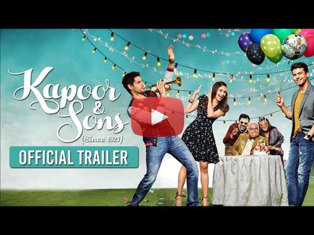 Kapoor And Sons Trailer: A Rollercoaster Of Emotions With Alia, Sidharth And Fawad