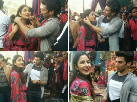 Katrina Kaif & Aditya Roy Kapoor Go Shopping On The Steets Of Delhi!