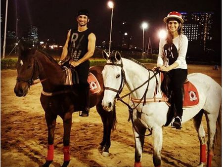 Leaked Pic: Kriti Sanon & Sushant Singh Rajput On The Sets Of Raabta!