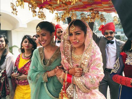STUNNING PICS: Gorgeous Nimrat Kaur Attends Sister's Lavish Wedding!