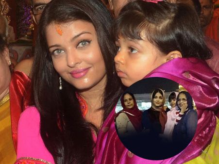 WOW: You Just Can't Miss This Golden Temple Picture of Aishwarya Rai Bachchan & Aaradhya Bachchan