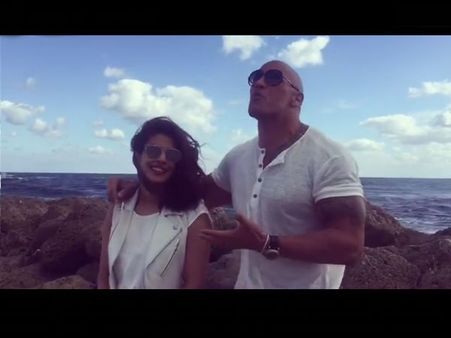 The Rock Welcomes Priyanka Chopra On Board For Baywatch!