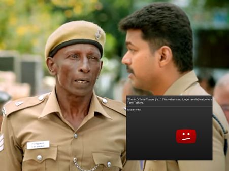 SHOCKER: YouTube Removes Vijay's 'Theri' Teaser Due To Copyright Issues!