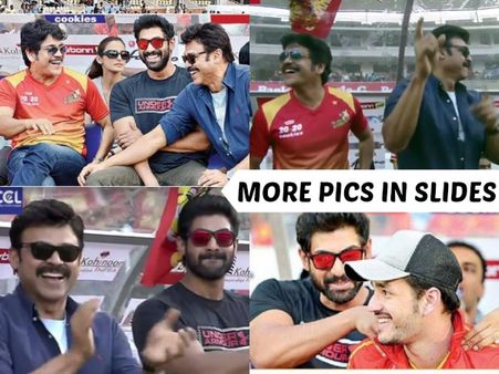 PHOTOS: When Akkinenis and Daggubatis Were In A Frame At CCL 2016 Finale..