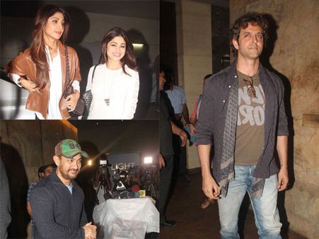 Bollywood Celebs At Neerja Screening: Hrithik Roshan Cried, Aamir Khan Made Fun Of Himself (PICS)