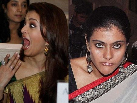 10 Funny Pics Of Bollywood Celebs Clicked At The Wrong Time!
