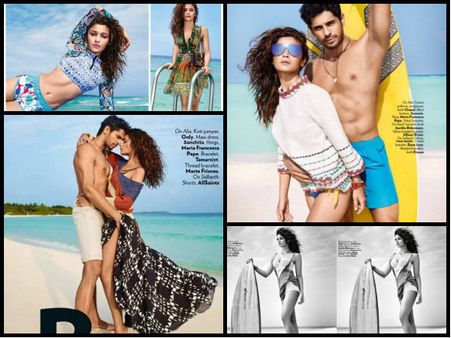 NEW SENSUOUS PICS! Alia Bhatt-Sidharth Malhotra Take Intimacy To Another Level For Vogue Photoshoot!