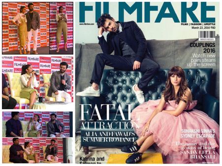Fawad Khan-Alia Bhatt Steam Up The Filmfare Cover, March Edition; Attend Cover Launch [PHOTOS]