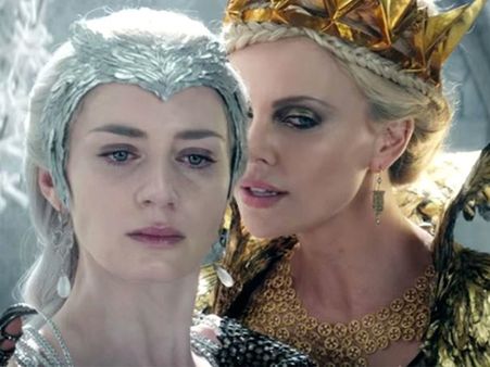 Pics From the Movie Promotion of The Huntsman: Winter war