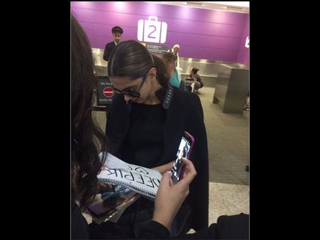 Back With A Bang! Hot Deepika Padukone Spotted At The Toronto Airport With Fans [Photos]