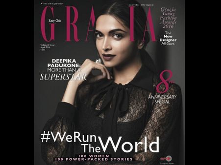 ALLURING! Deepika Padukone Looks Irresistible On Grazia Magazine Cover!