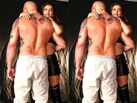 Hot Damn! Deepika Padukone Shares A New Picture With Vin Diesel From The Sets Of xXx