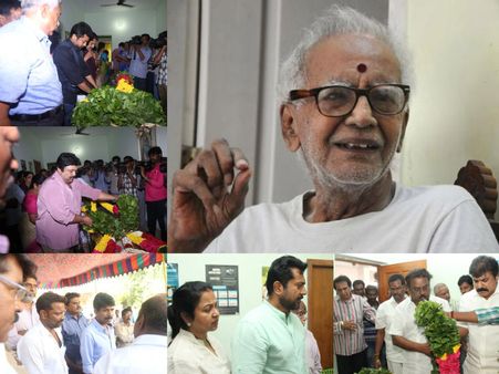 PHOTOS: Kollywood Mourns 'Film News' Anandan's Death, Famous Celebs Pay Homage To The Legend