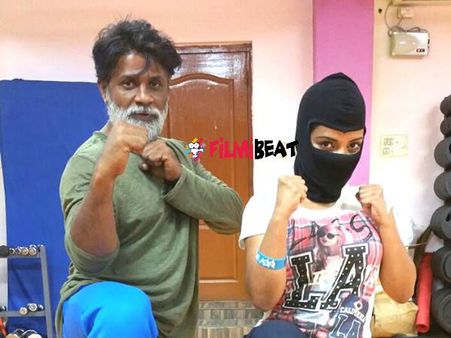 Guess The Lady Ninja With Duniya Vijay In Maasthi Gudi!